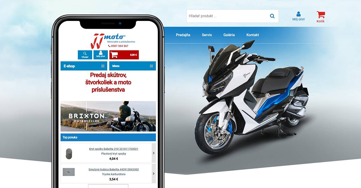Naše skúsenosti so založením e-shopu jjmoto.sk Naše skúsenosti so založením e-shopu jjmoto.sk